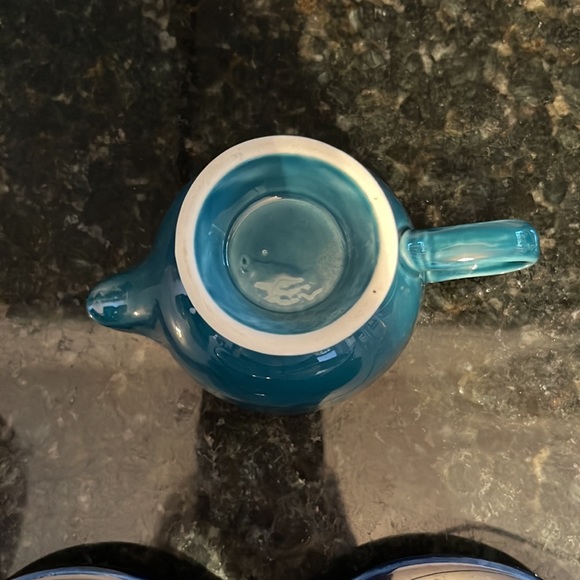 Fiesta Fiestaware Figure 8 Tray With Cream & Sugar Bowls set - Picture 6 of 12